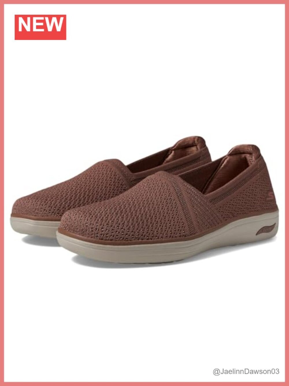 Arch Fit Loafer Slip-On Walking Shoes Vegan Mesh